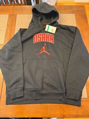 Nike Jordan Black Osaka Hoodie - Japan Exclusive - XL - Unisex